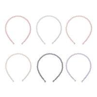 Ободок для волос ЮНИLOOK, 0,8см, пластик, 6 цветов, ACS-108