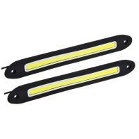 ЕРМАК Дневные ходовые огни, LED 80шт, гибкий резин. корп., 255мм, 12V, белый, 2шт