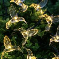 Гирлянда на солн. батар. тм INBLOOM Колибри, 7м, 20LED, шампань, AA600mAh Ni-MH,2 реж.,ABS,PVC,PS