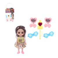 Кукла 15 см с акс. в пакете, PP, PVC, тм ИГРОЛЕНД
