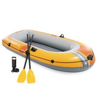 Лодка надувная тм Intex Challenger 2 BOAT SET, 236x114x41см, до 200 кг, весла/насос, 66312NP
