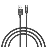 Кабель для зарядки USB(A)-Type C hoco. модель X14, 1м, 3А, черный