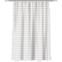 Шторка для ванной тм VETTA Квадро, ПЕВА 60г/м2, 180x200см, белый цвет