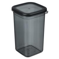 Ёмкость для сыпучих продуктов 1,4л 110х105х185, пластик, графит
