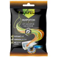 Средство для устранения засоров на кухне Expel ЖИРОГОН, 1 саше, 50г