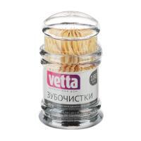 Зубочистки тм VETTA, бамбук, акриловая упаковка, 180шт