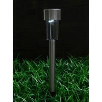 INBLOOM Фонарь на солнечной батарее, 30х4.7см, 1LED, белый, 1.2V 40mAh Ni-MH, пластик, нерж.сталь