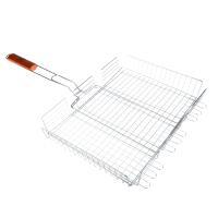 Решетка-гриль хром. тм GRILLBOOM, 30х40х7см