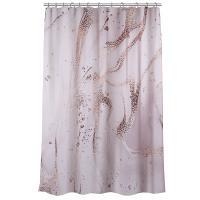 Штора для ванной тм VETTA Home, полиэстер 90 г/м2, 180x200см, с утяжелителем