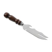 Нож шампурный  с деревянной ручкой "ШАР"малый. тм GRILLBOOM, 270(150)х45х2,5мм