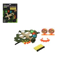 ИГРОЛЕНД Набор игровой "Арбалет с пулями и шариками", свет, 3хAG3, АBS, РР, EVA, 2 диз., 21х3х28см