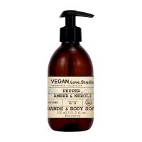 Парфюмированное мыло для рук и тела VEGAN.Love.Studio Pepper, Amber, Neroli, 300мл