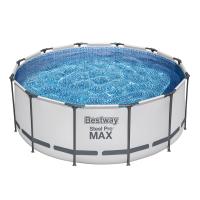 BESTWAY Бассейн каркасный, 366х122см, 10250л, фильтр-насос 58383, тент, лестница, 56420