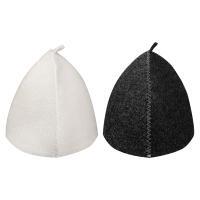 Шапка банная классическая без вышивки, эконом, 30% шерсть 70% полиэфир