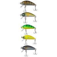 Воблер "Лайт Минноу" тм AZOR FISHING, SP, 5,0гр, 50мм, 1,2-1,8 м, 5 цветов
