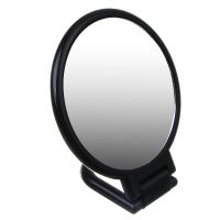 Зеркало настольное складное тм ЮНИLOOK Леон, зум х1,х2, пластик, стекло, 15,5х9,3х0,8см, черный