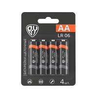 Батарейки AA BY (LR06) 4шт в блистере, щелочные 1.5V, высокой ёмкости