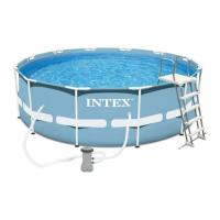 INTEX Бассейн каркасный призматический (фильтр-насос,лестница), 3,66м x 99см, 26716NP