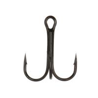 Крючок тройной №4 тм AZOR FISHING, высокоуглеродистая сталь, черный никель, 1000шт