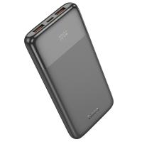 Аккумулятор мобильный hoco. модель J121 10000мАч, дисплей 22,5W, цвет: черный