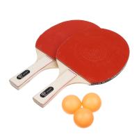 Набор для настольного тенниса 2*, тм BY SPORT, (2 ракетки, 3 мяча), дерево