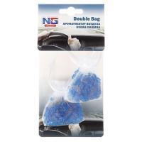 NEW GALAXY Ароматизатор воздуха пакетики Double Bag, 2х10 гр.,Новая Машина
