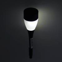 INBLOOM Фонарь садовый на солн. батарее, 4.5х25.5см, 1х1 1.2V 2/3ААА 100mAh, 1LED*белый, пластик