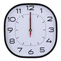 Часы настенные тм LADECOR CHRONO квадратные, 30x30x4 см, пластик, стекло, 1хАА