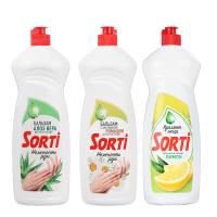 Бальзам для мытья посуды SORTI, 3 вида:Алоэ-вера,Лимон,Ромашка, п/б, 900гр