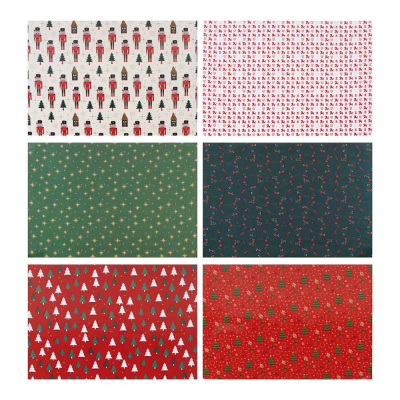 Бумага тм СНОУ БУМ подарочная, 70x100 см, 70 г односторонняя, 6 диз., арт.3