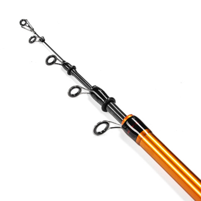 Удочка с кольцами "Актив" тм AZOR FISHING, телескоп., карбон 40%, 4,0м, тест 10-30гр.