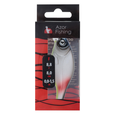 Воблер "Фэри Крэнк" тм AZOR FISHING, F, 8,8гр, 80мм, 0,0-1,5м, 5 цветов