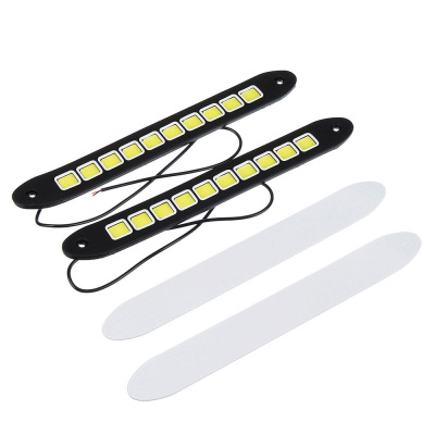ЕРМАК Дневные ходовые огни, LED 40шт, гибкий резин. корп., 260мм, 12V, белый, 2шт.