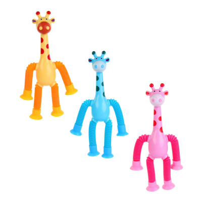 ИГРОЛЕНД Игрушка антистресс Pop tubes "Животные", 2хAG3, abs, pvc, свет, 18,5х14,5см, 3 дизайна