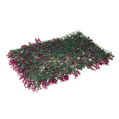 Изгородь искусственная тм INBLOOM, "Самшит розовый", 40×60см, PE
