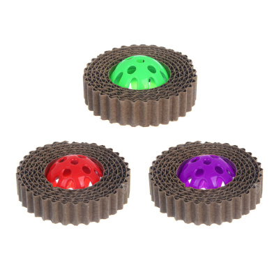 Игрушка для кошек тм VETTA, Сатурн, картон, пластик, 8см
