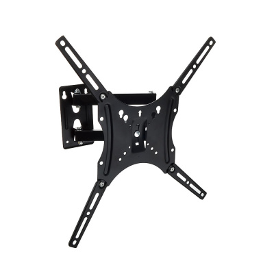 Кронштейн для ТВ LEBEN наклонно-поворотный, 14"-55", до 45кг, 50x50 до 400x400мм, металл