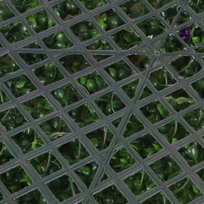 Изгородь искусственная тм INBLOOM, 60x40см, "Самшит с цветами", полипропилен