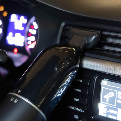 ЕРМАК Пылесос автомобильный, 8 насадок, 2 режима работы, 6000Па, зарядка от USB