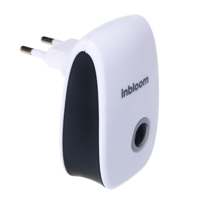 Отпугиватель ультразвуковой тм INBLOOM, 85х55х30мм, АС90-220V, 50Hz, 5W, 15-22м2, ABS