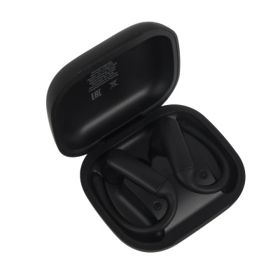 Наушники беспроводные TWS BY SportBuds, внутриканальные, 30/300 мАч, с дужками, BT5.3, чёрный