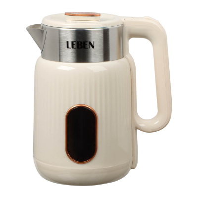 LEBEN Чайник электрический 2л, 1500Вт, пластик