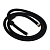 RAIN Шланг для душа, 150см, 1/2"(Имп)-1/2"(Имп), сталь, латунь, EPDM, антитвист, черный
