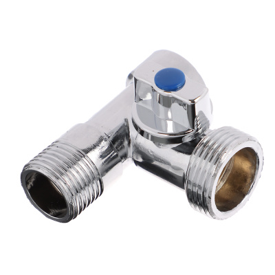 FRESSO Кран шаровой угловой трехпроходной, 1/2"х3/4"х1/2", ВР-НР-НР, хром