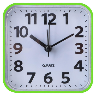 LADECOR CHRONO Будильник, 8,5х8,5х3,5см, 1xAA, пластик, 4 цвета
