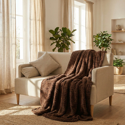 PROVANCE Мосс Плед микрофибра 150х200см, 280 г/м, 100% полиэстер, 3 цвета
