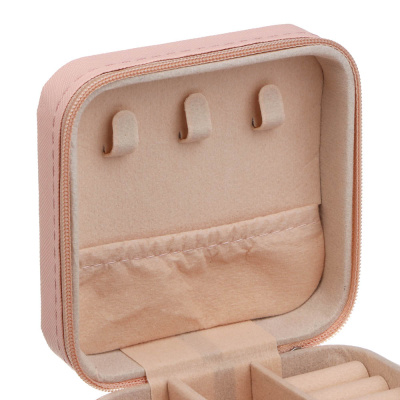 Шкатулка для украшений, 9,5x9,5x5 см, ПВХ, 5 цветов