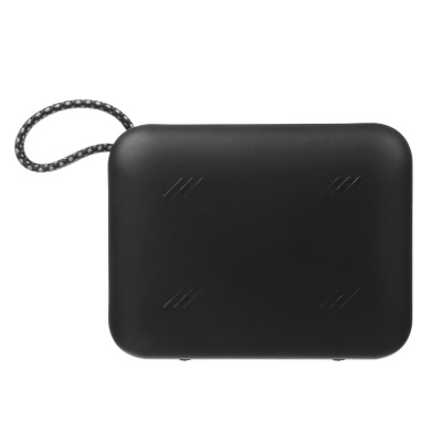 Колонка беспроводная BY WaveX, 8 Вт, 1000мАч,Type-C, microSD, BT5.3, IPX7,ВШГ 10x12x4см, черный
