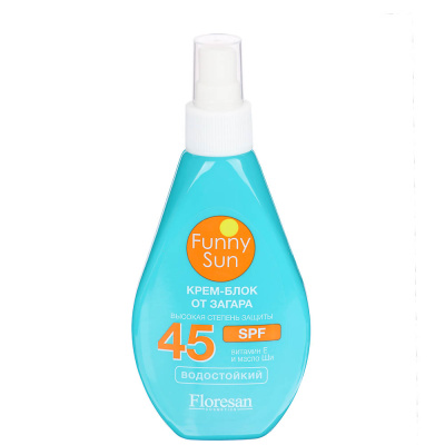 Крем-блок от загара Floresan SPF 45, 160мл