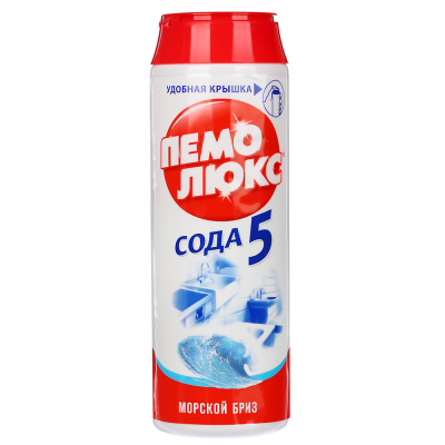 Порошок чистящий ПЕМОЛЮКС Лимон/Морской бриз, п/б, 480г